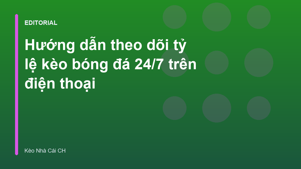 Người dùng xem tỷ lệ kèo trên điện thoại di động