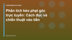 Read more about the article Phân tích kèo phạt góc trực tuyến: Cách đọc và chiến thuật vào tiền